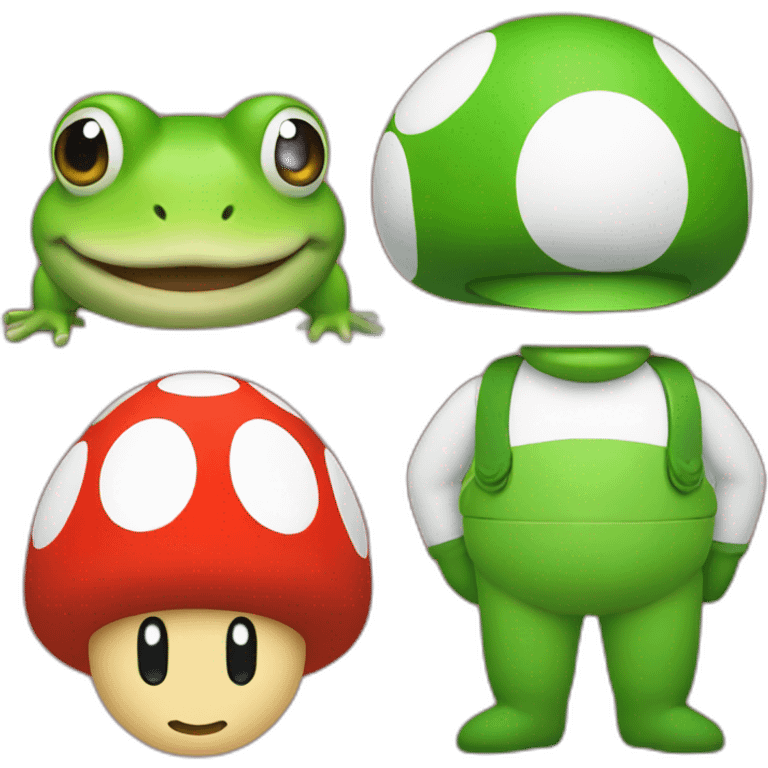 toad and mario emoji