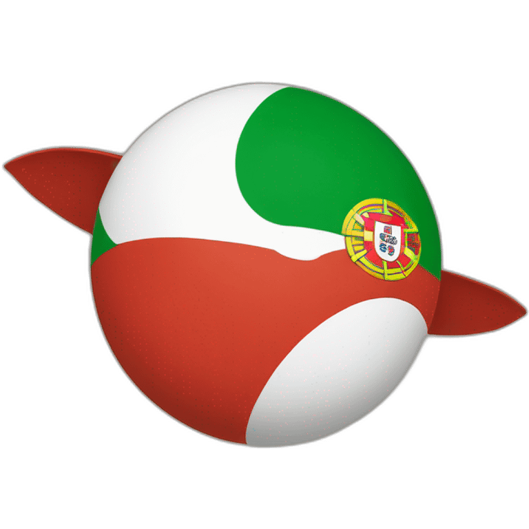 Dragon ball avec drapeau Portugal emoji