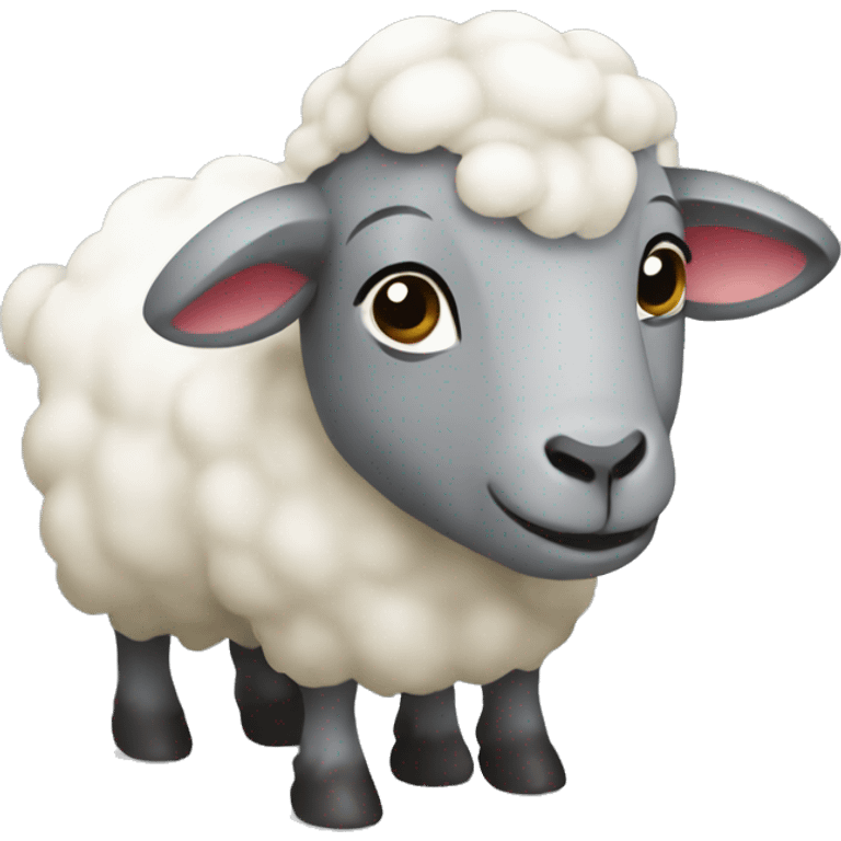 Kambing pelangi emoji