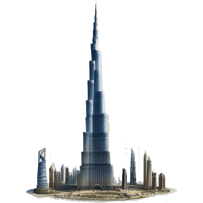 photorealistic Burj khalifa emoji