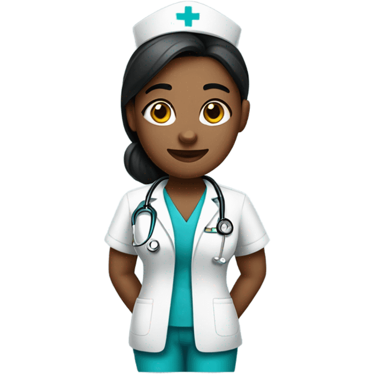 Nurse with tattoos  emoji