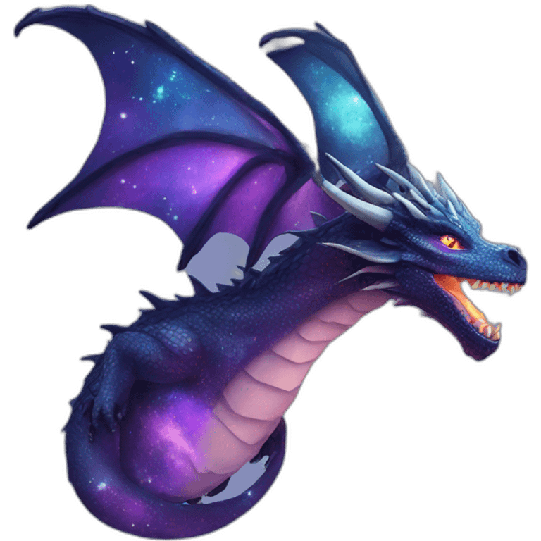 Galaxy dragon emoji