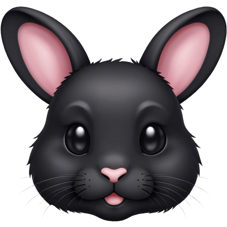 cute black rabbit emoji