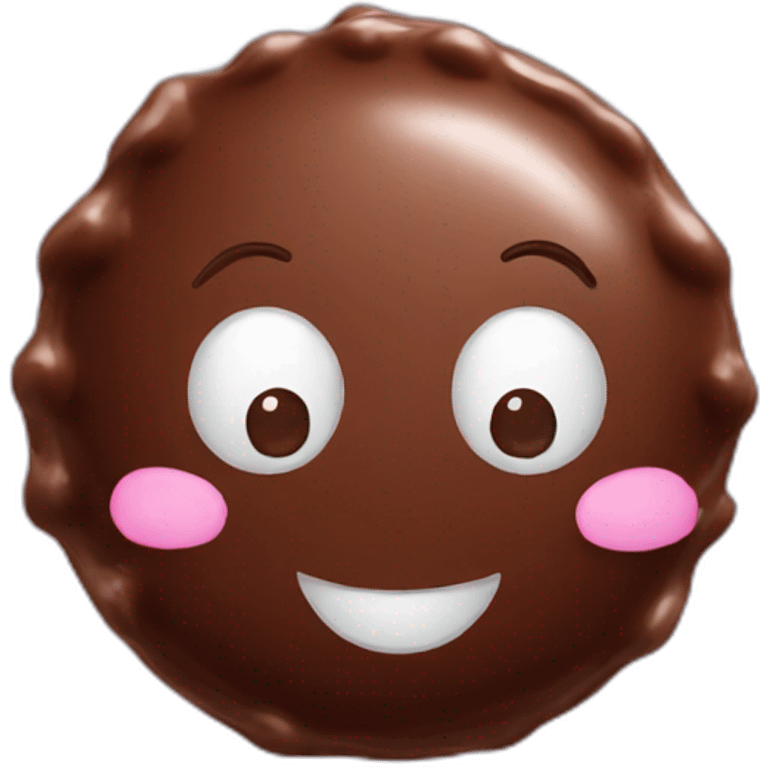 Chocolate bonbon emoji