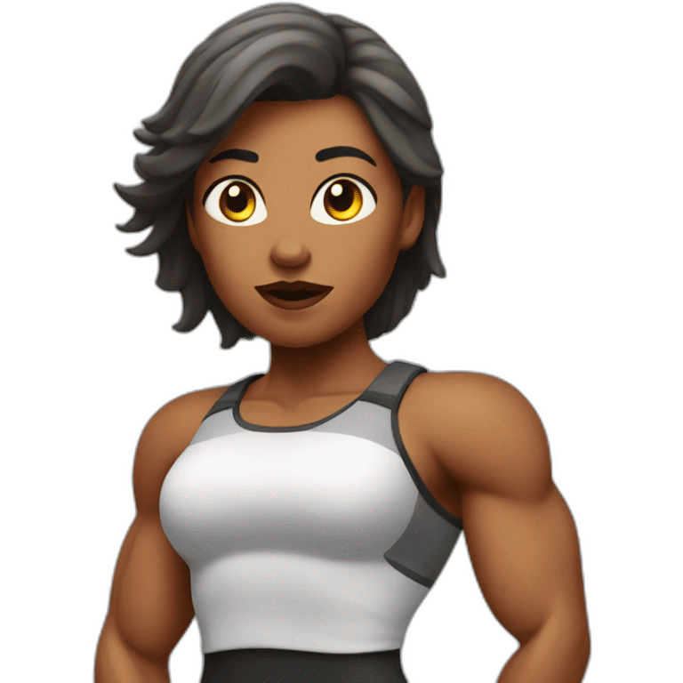 Muscle woman emoji