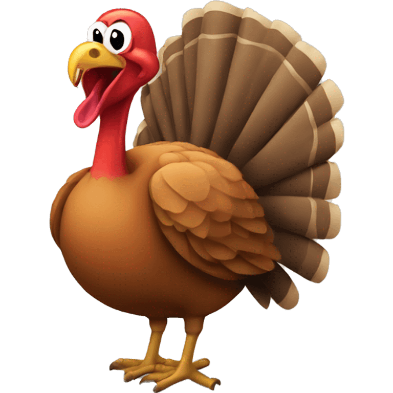 Turkey singing emoji