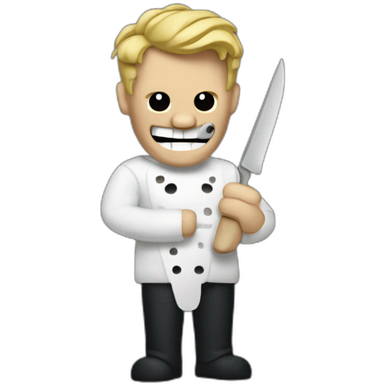 gordon ramsay skeleton holding knife emoji