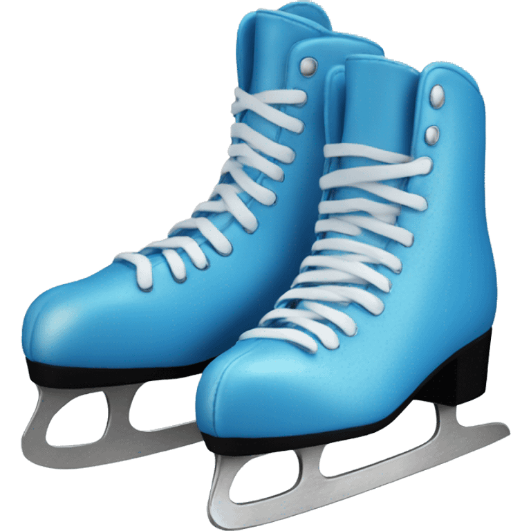 Ice skate blue emoji