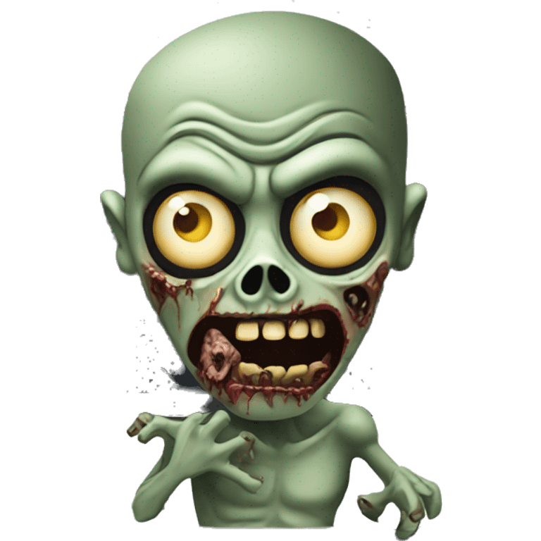 zombie on computer emoji