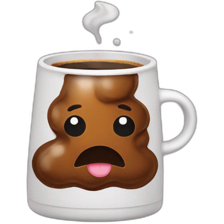 poop coffee emoji