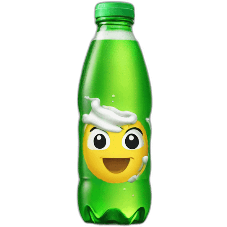 Sprite drink bottle emoji