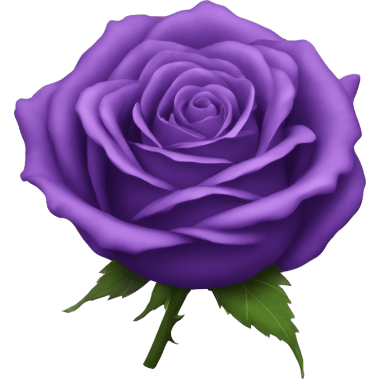 purple rose emoji