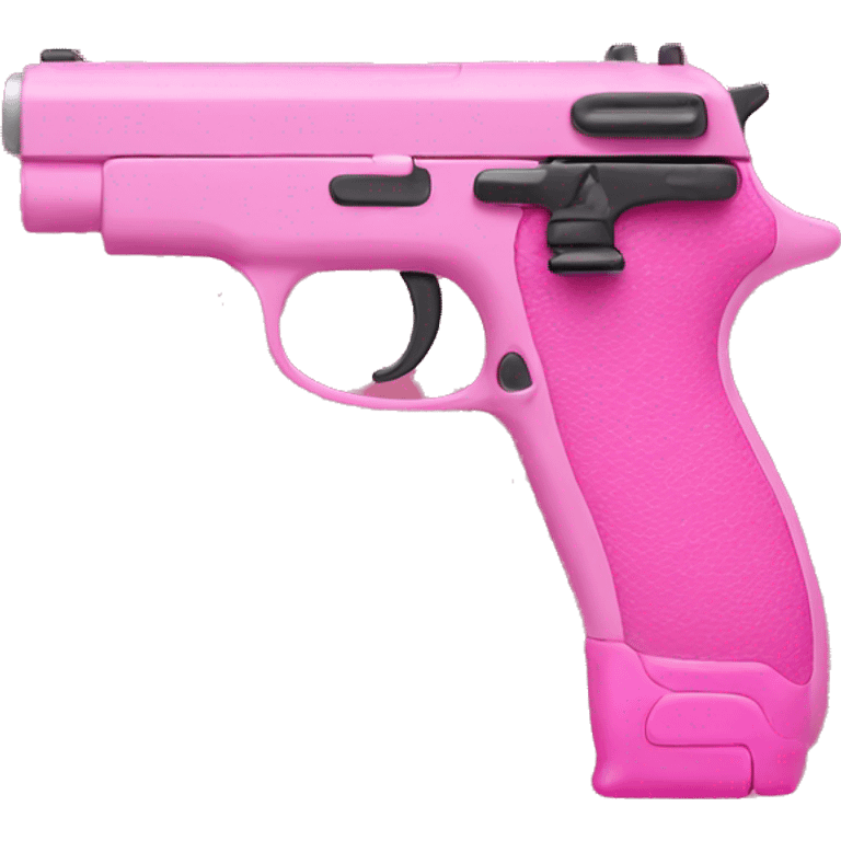 Pink gun emoji