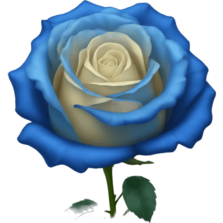 blue rose  emoji