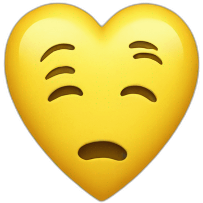 yellow heart  emoji