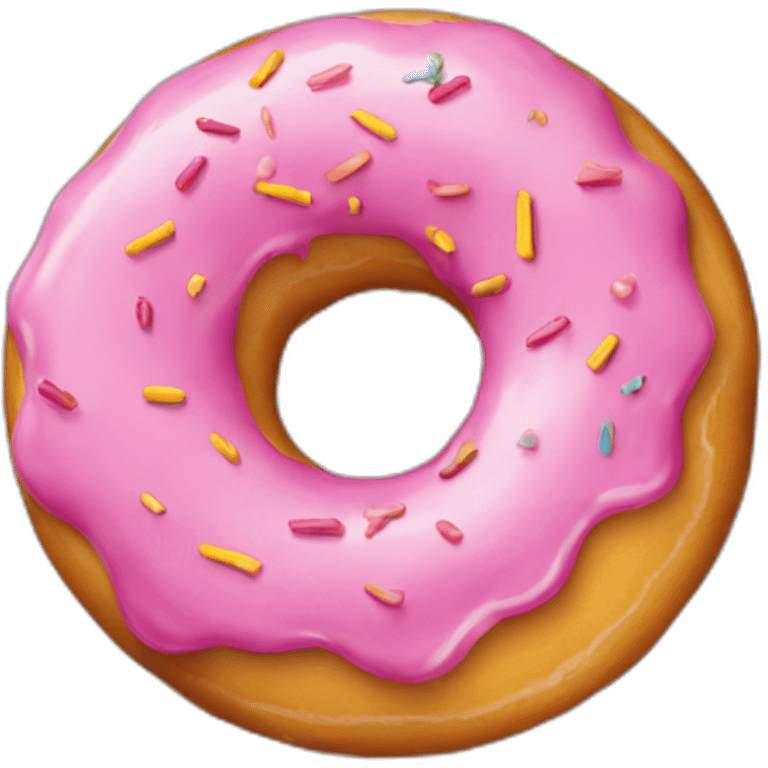 Homer Simpson donut emoji