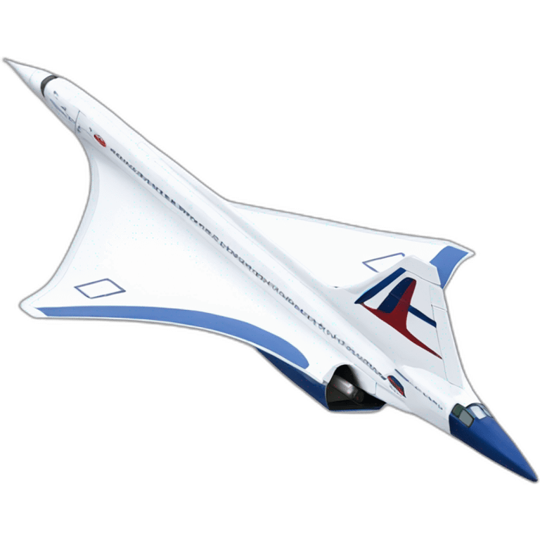 Concorde plane emoji