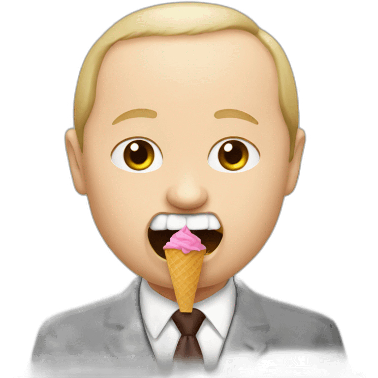 putin eating ice cream emoji