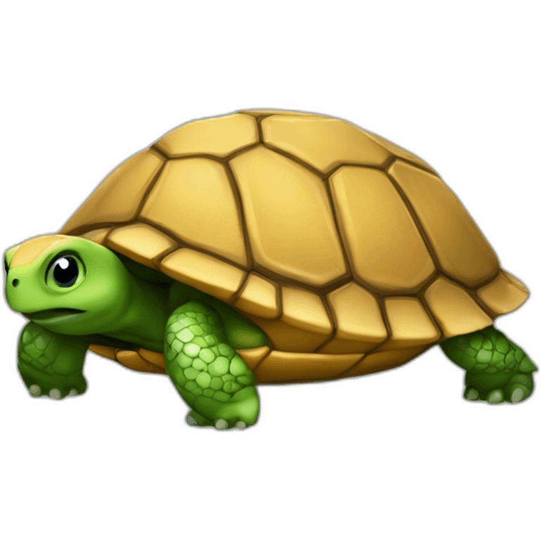 Tortue avec une cape emoji