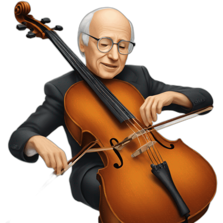 Rostropovich play cello emoji