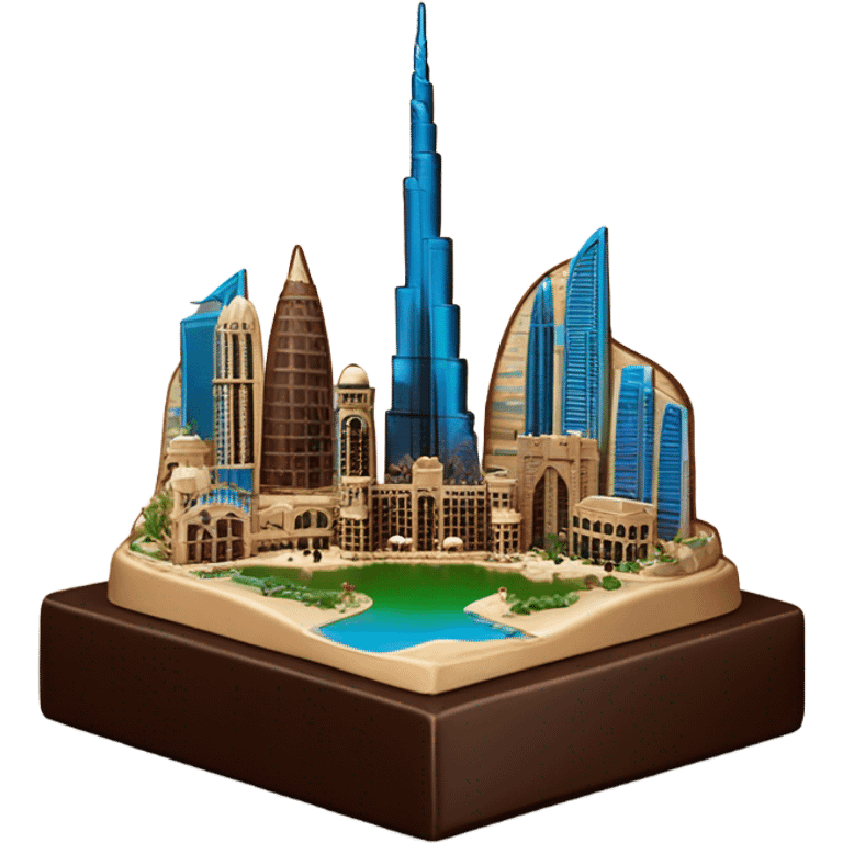 a dubai chocolate emoji