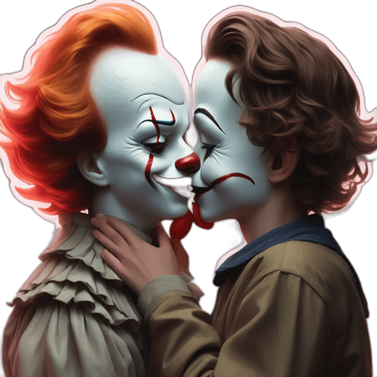 pennywise kissing timothee chalamet emoji