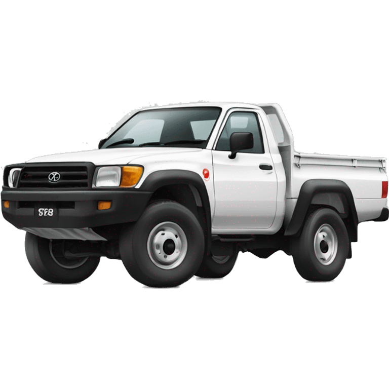 Toyota 79 series Ute with bullbar emoji