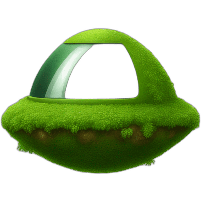 moss-green-spaceship emoji