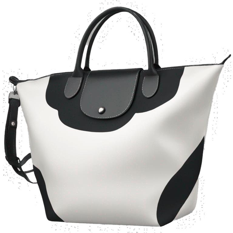 longchamp tote bag black emoji