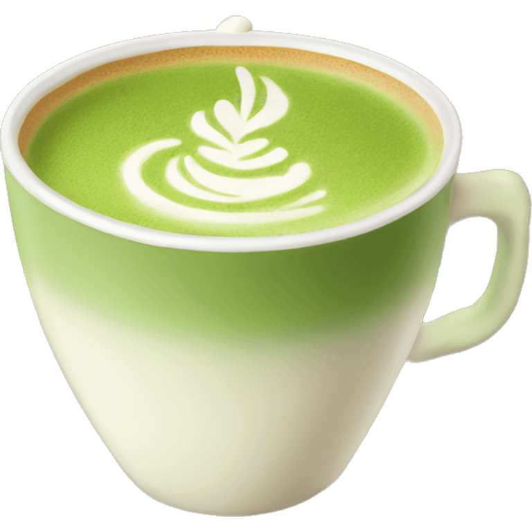 Matcha latte emoji