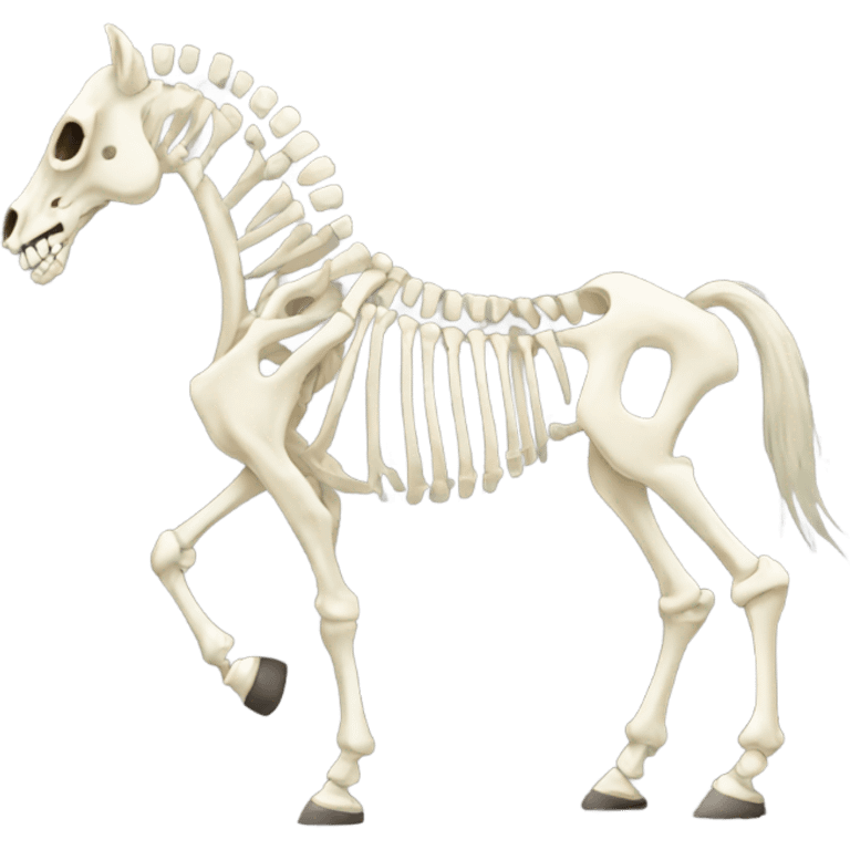 Horse skeleton emoji