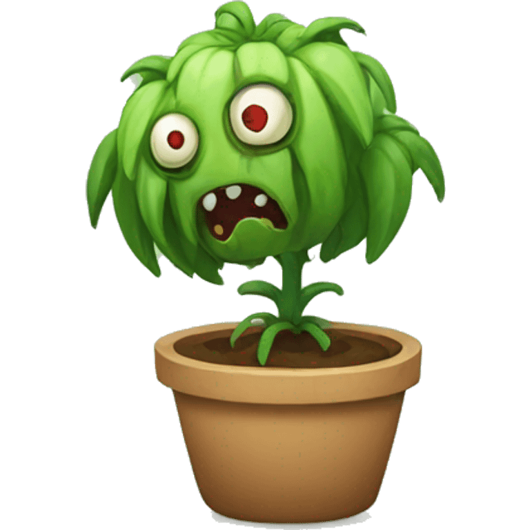 zombie plant emoji