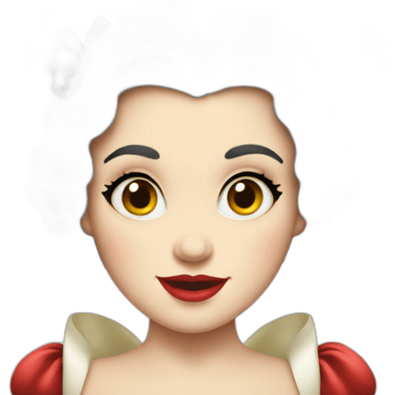 Vintage Snow White emoji