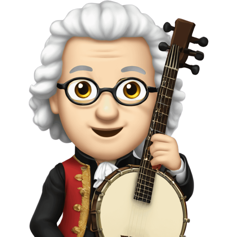 George Frideric Handel chibi banjo emoji