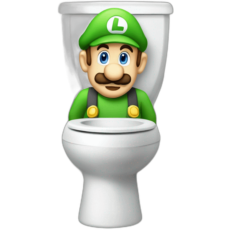 luigi-in-toilet-seat emoji