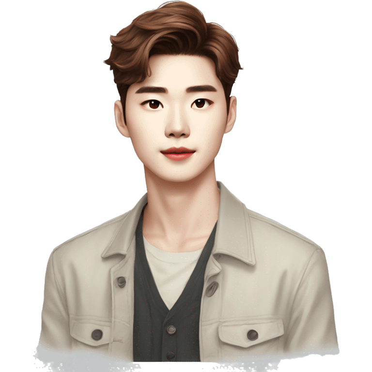 lee jongsuk emoji