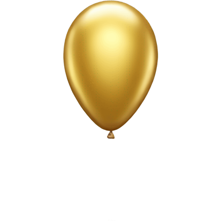 gold #2 shiny balloon emoji