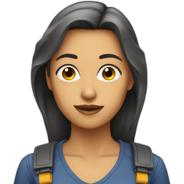 Mujer mecánica emoji