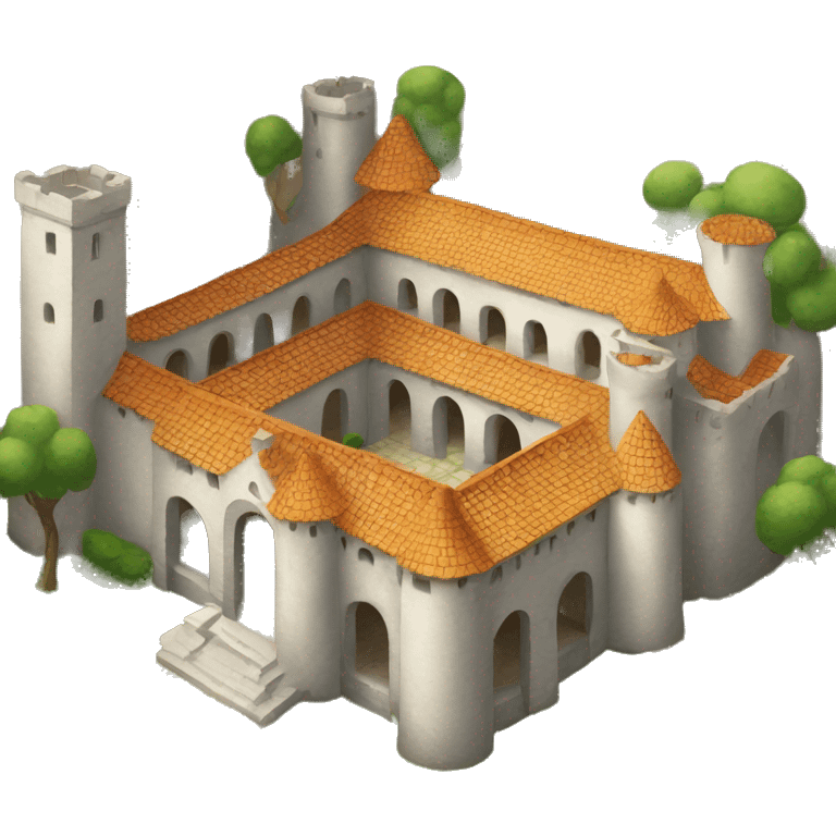 farytale Castele courtyard emoji