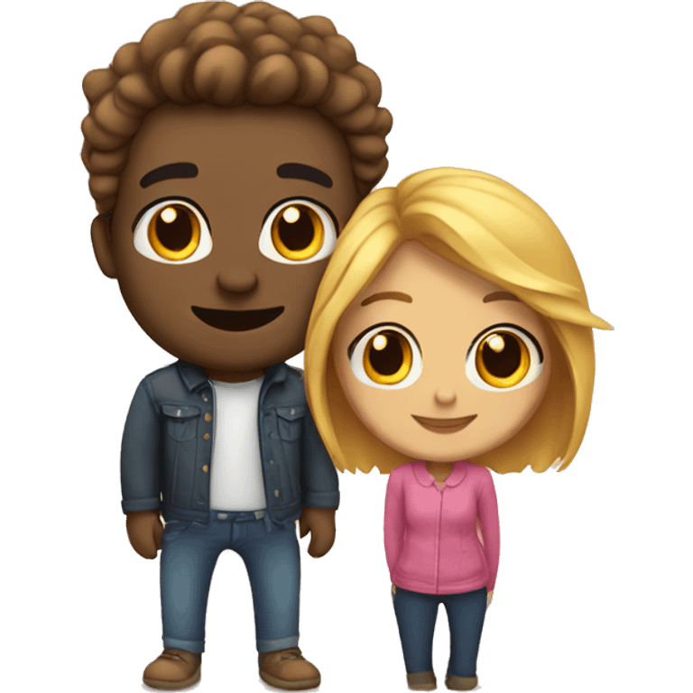 Cute couple emoji