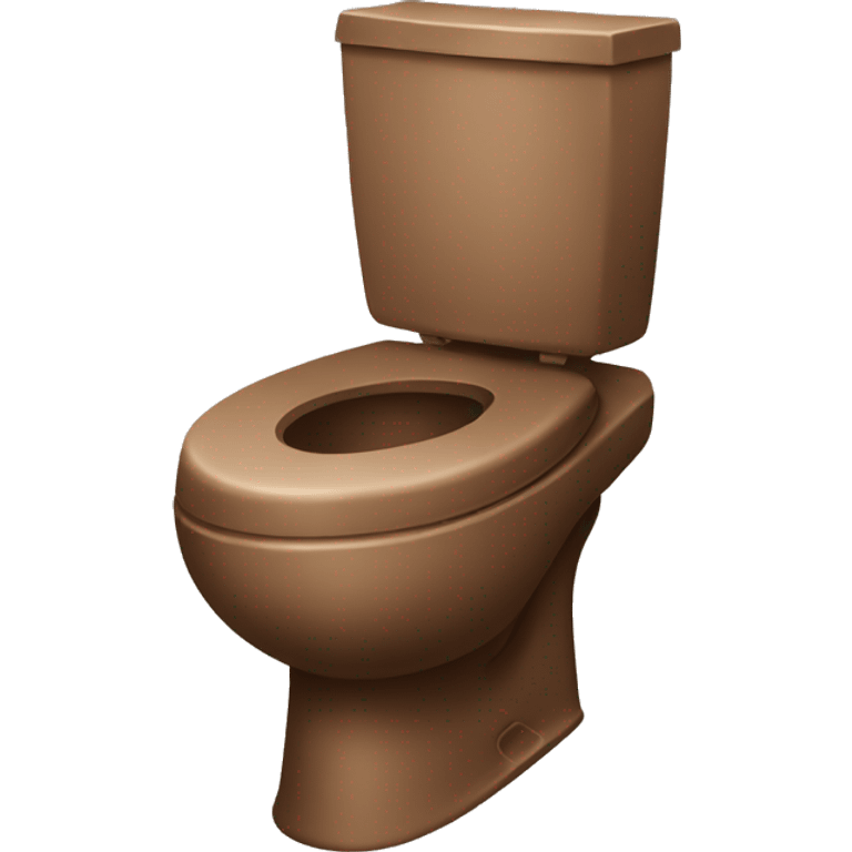 brown covered toilet emoji