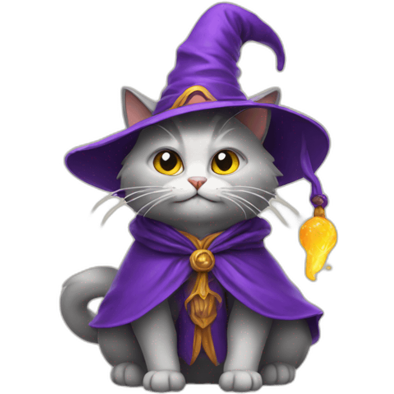 cat wizard emoji