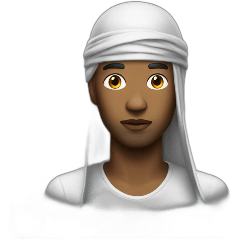 Durag noir emoji