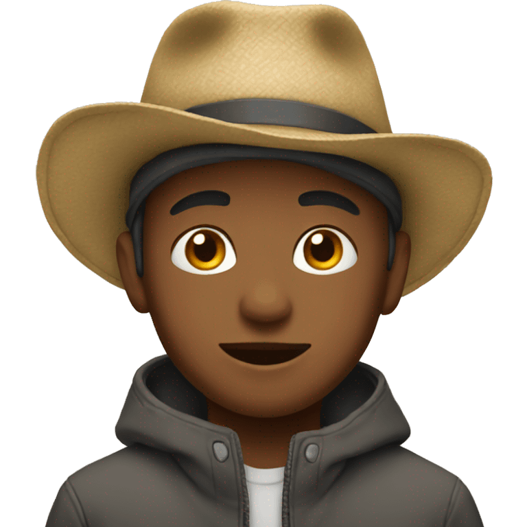 Boy wearing a hat emoji