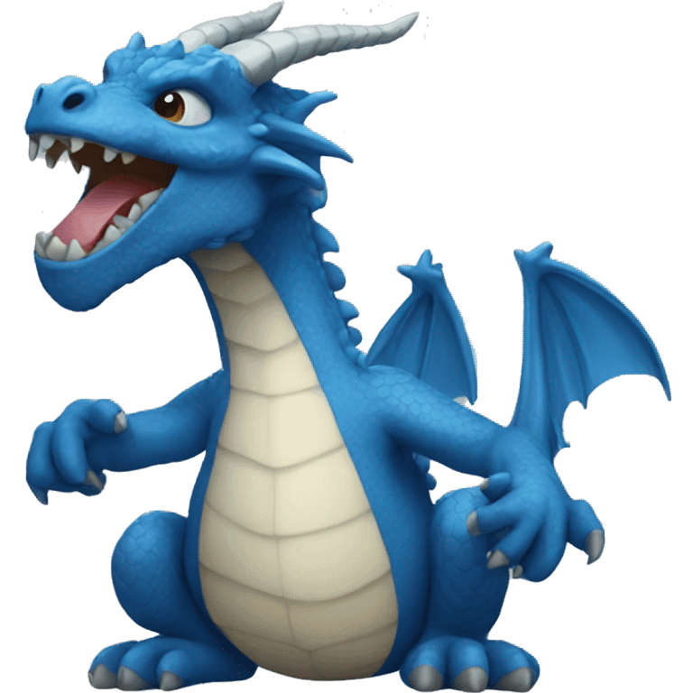 Blue dragon emoji