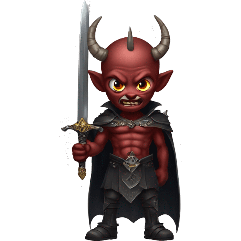 Demon Lord wth Sword  emoji