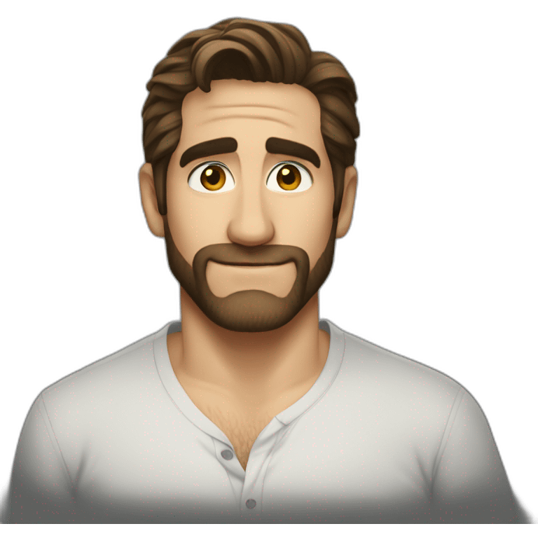 jake gyllenhaal wearing shirt emoji