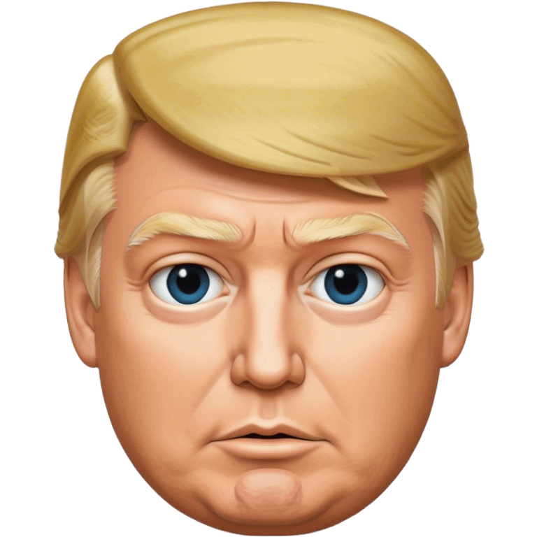 photorealistic Donald trump emoji