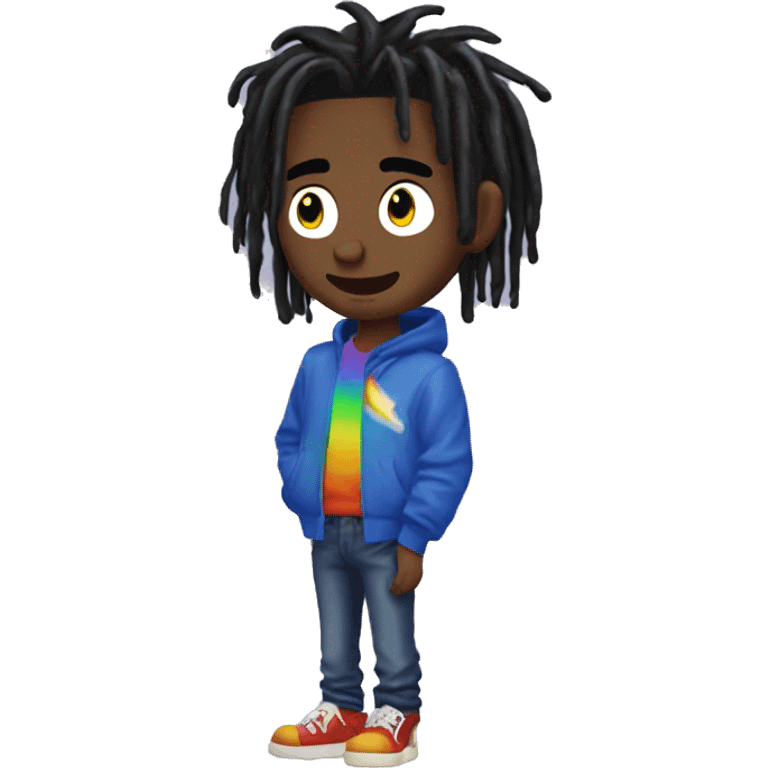 rainobow sonic character playboi carti styled emoji