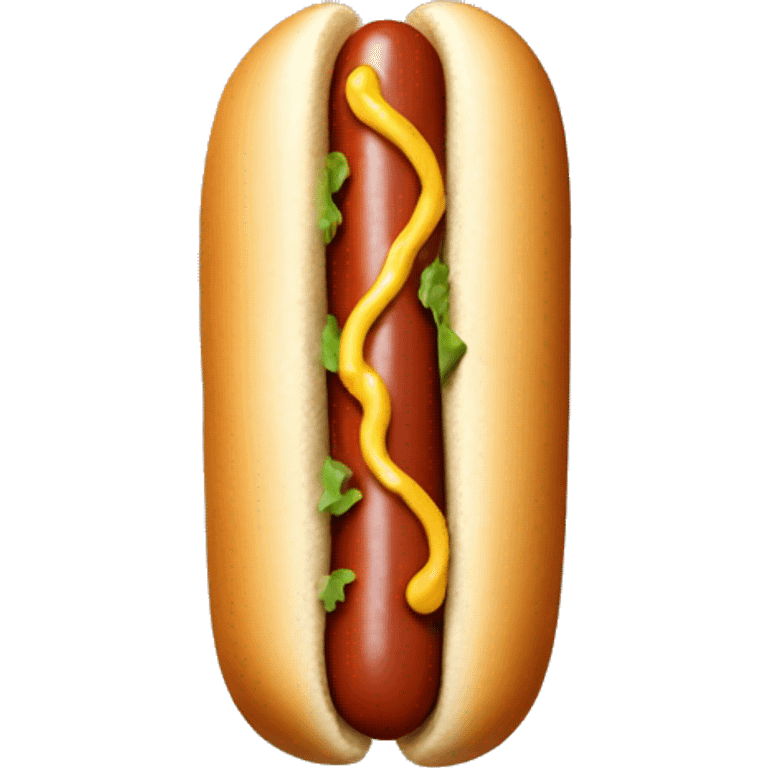 Hot dog emoji